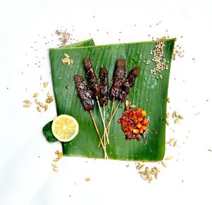 Sate Kambing (Our vegan take on grilled lamb skewers, marinated with our heritage sauce).  at Go Vegan Bali in Tibubeneng