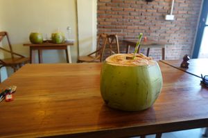 Coconut at Go Vegan Bali in Tibubeneng