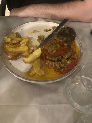 Almost finished it before I remember to take pictures 😆  at da Veronica in Kefalonia