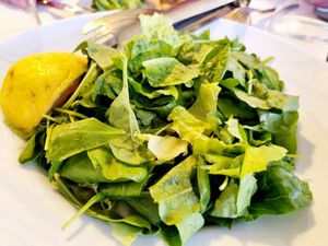 Green salad at da Veronica in Kefalonia