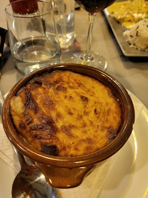 Vegan moussaka at da Veronica in Kefalonia