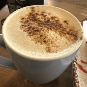 Apple pie latte  at Turf Surf & Earth in Somerville