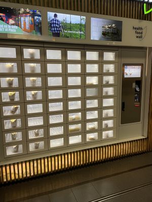   at AMS - Health Food Wall in Schiphol