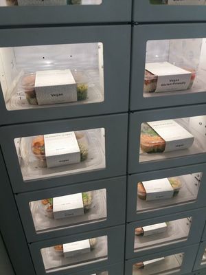 All vegan at AMS - Health Food Wall in Schiphol