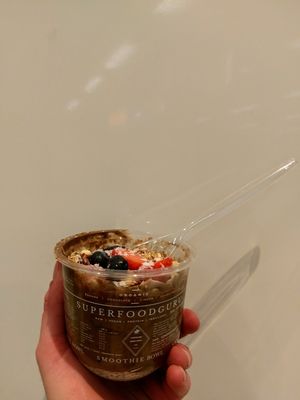 Amazing breakfast after a night without sleep.  at AMS - Health Food Wall in Schiphol