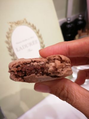 macaron at Ladurée in Beverly Hills