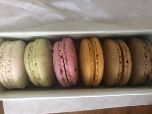 Box of 6 macarons at Ladurée in Beverly Hills