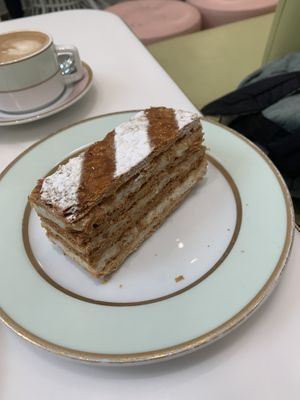 Mille fueille  at Ladurée in Beverly Hills