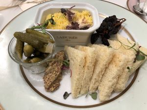 Mushroom pate at Ladurée in Beverly Hills