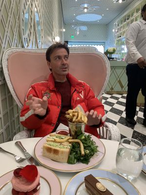 Club Ladurée sandwich  at Ladurée in Beverly Hills