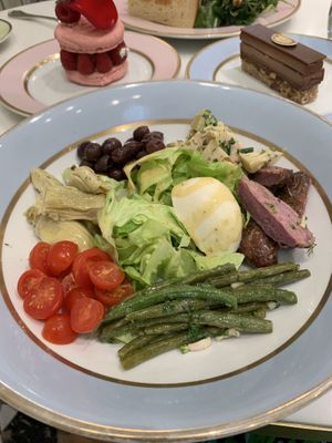 Salade Niçoise  at Ladurée in Beverly Hills