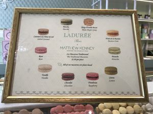 Macaron flavors at Ladurée in Beverly Hills