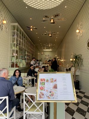 Interior at Ladurée in Beverly Hills