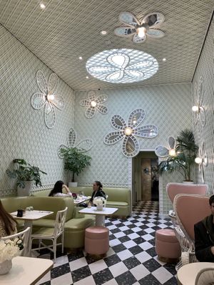 Interior at Ladurée in Beverly Hills