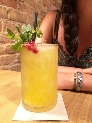 Mojito de cerveza at Te Quiero Verde in Barcelona