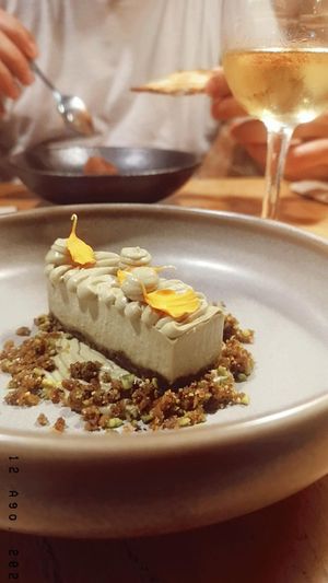 Cheesecake de Matcha at Te Quiero Verde in Barcelona