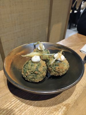 Croquetas at Te Quiero Verde in Barcelona