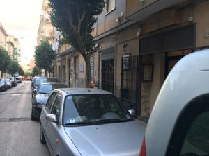 This gives you an idea of the residential street that this place is on. at Un Gelsomino in Salerno