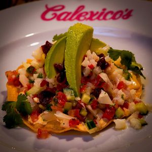 Cauliflower ceviche at Calexico´s at Calexico's in Stockholm
