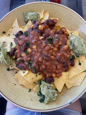 Chilli nachos!  at Scoff Troff Cafe in St Ives