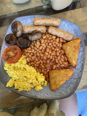   at Scoff Troff Cafe in St Ives