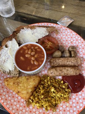   at Scoff Troff Cafe in St Ives