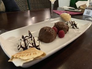 Mousse de chocolate  at Portobello in Lanzarote