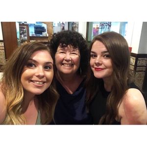 Nati the owner, such a lovely lady at Portobello in Lanzarote