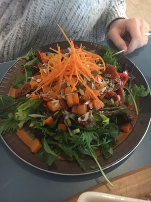 Roast vegetable salad  at Cafe Komodo in Prospect