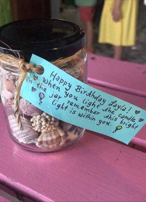 An employee gave my daughter this, after only knowing her one day at Pico Feliz in Samara