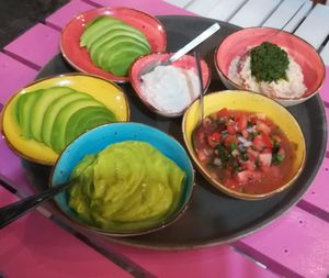 Guacamole and more at Pico Feliz in Samara