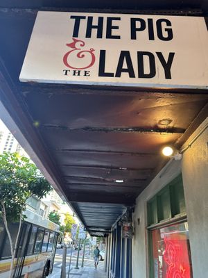 Waiting… I was happy we made a reservation, especially since there were big celebrations for lunar new year in Chinatown   #Veganuary at The Pig and The Lady in Honolulu