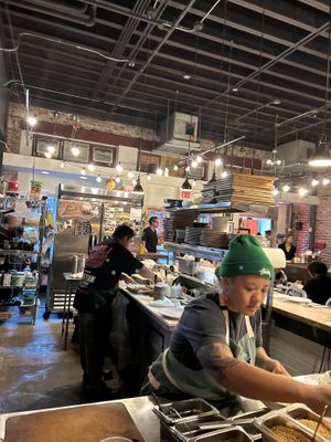 Sitting at the dessert bar where I was able to get a last-minute reservation at 5:30 PM. #Veganuary at The Pig and The Lady in Honolulu