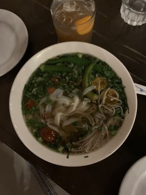 10/10 Vegan Pho (our server told us the story of how they spent many months perfecting the flavors)  at The Pig and The Lady in Honolulu