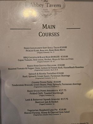  at Abbey Tavern in Howth