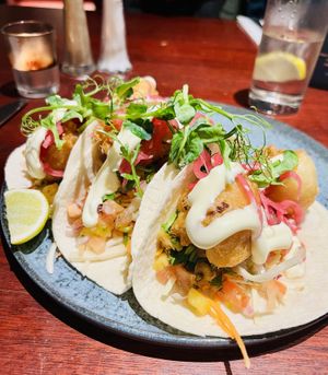 Cauliflower tacos   at Abbey Tavern in Howth