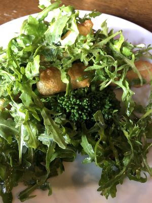 Tenderstem broccoli with rocket  at Abbey Tavern in Howth