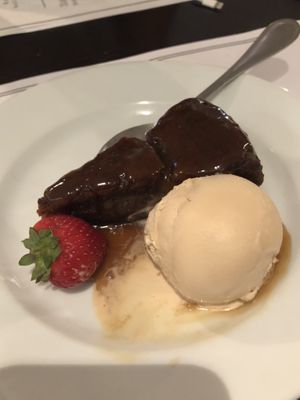 Sticky Toffee Pear Pudding  at Abbey Tavern in Howth