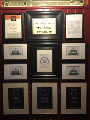 Awards and Entrance  at Abbey Tavern in Howth