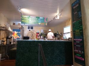 Order at the counter at The Wake & Take in Arroyo Seco