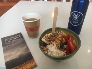 RA BOWL ( small ) w coffee 

GREAT STUFF! at The Wake & Take in Arroyo Seco