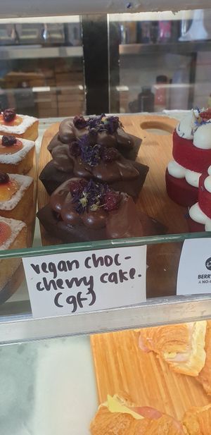 Choc cherry cake at Yellow Espresso in Ballarat