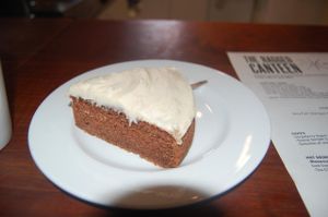 Vegan Turkish Delight Cake at The Ragged Canteen in South East London