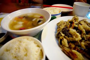 Sweet and Sour “Pork” (탕수육)
Made of mushrooms! at Jin Mi - 진미 in Jeonju