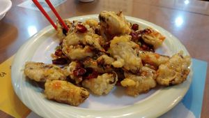 Sweet and sour "chicken" at Jin Mi - 진미 in Jeonju