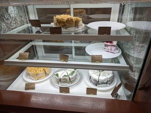 Closing time. Good sign: not a lot left. at Cafe La Moire in Jeonju