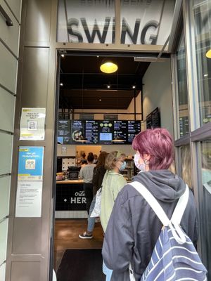 The entrance at Swing Kitchen - Laupenstraße in Bern