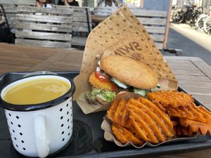 Vienna burger combo  at Swing Kitchen - Laupenstraße in Bern