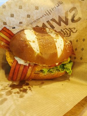 My Bavarian burger at Swing Kitchen - Laupenstraße in Bern