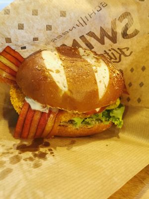 My Bavarian burger at Swing Kitchen - Laupenstraße in Bern